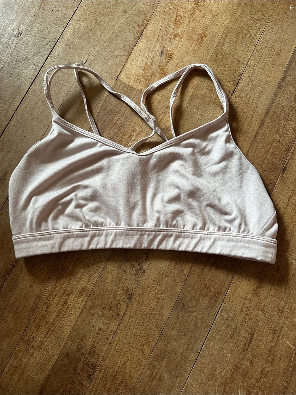 Old Navy Pale Pink Strappy Sports Bralette - Size L